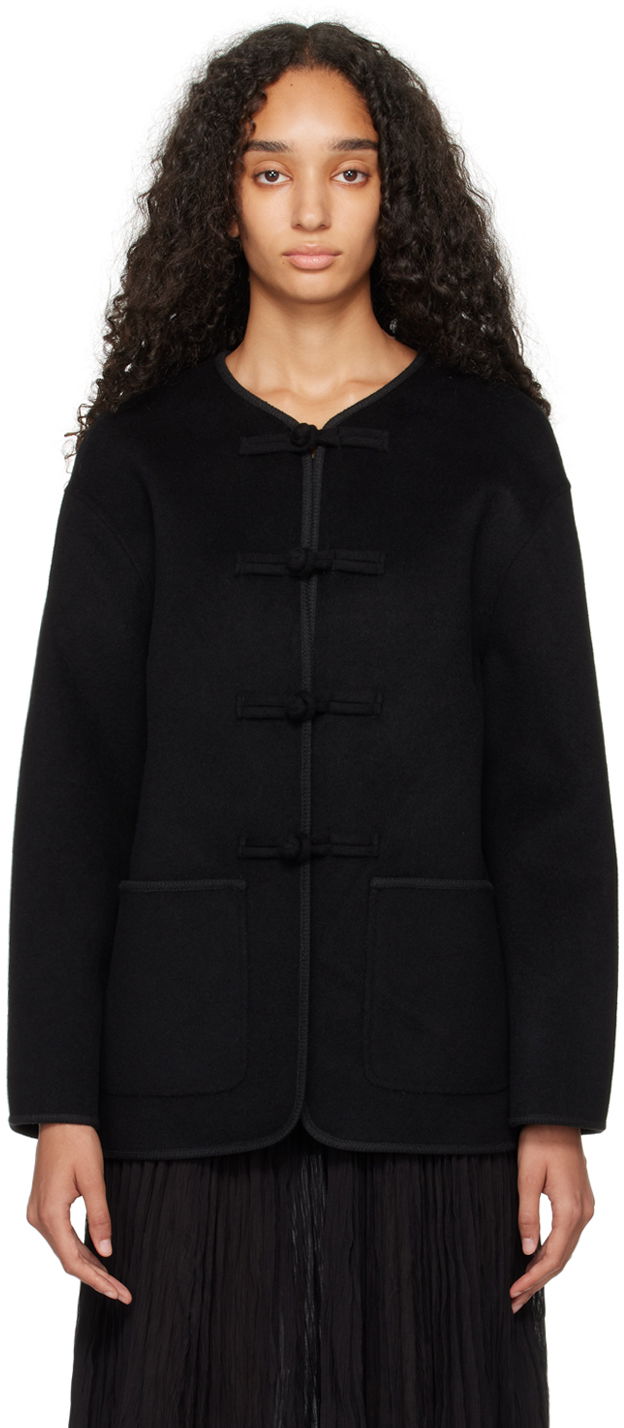 Jakna Róhe Traditional Closure Jacket Črna | 413-11-100