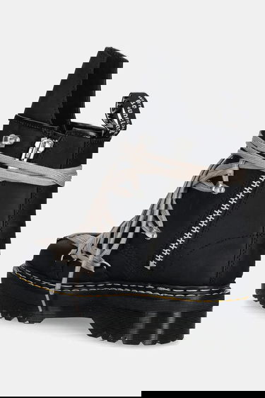 Superge in čevlji Rick Owens Rick Owens DRKSHDW x Dr. Martens 1460 Quad Sole Megalace® Boot Črna | DM02E6812.8001, 2