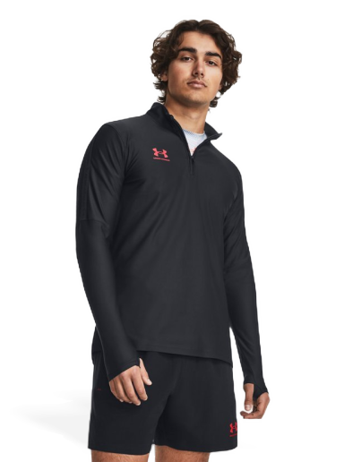 Pleteni pulover Under Armour Half Zip Crewneck Črna | 1382114-001