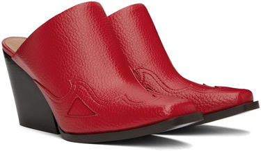 Superge in čevlji Stella McCartney Cowboy Cloudy Wedge Mules Rdeča | 810156AP0160, 3