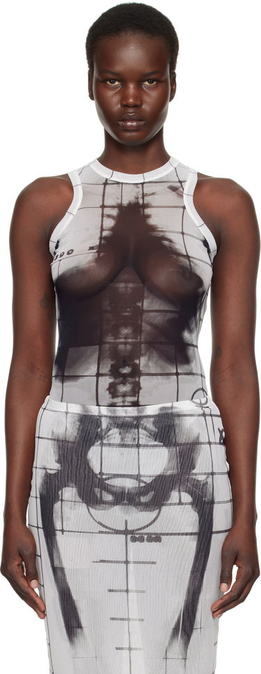 Obleke Jean Paul Gaultier Jean Paul Gaultier 'The Squeletor' Printed Bodysuit Bela | 25/33-F-BD058-T580-0100, 0
