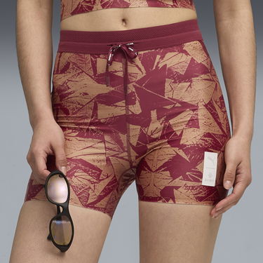 Kratke hlače Puma PUMA x SAYSKY Geometric Pattern Short Running Tights Bordo | 527834_90, 2