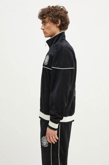 Pulover BILLIONAIRE BOYS CLUB Velour Track Top With Application Črna | B24342, 1