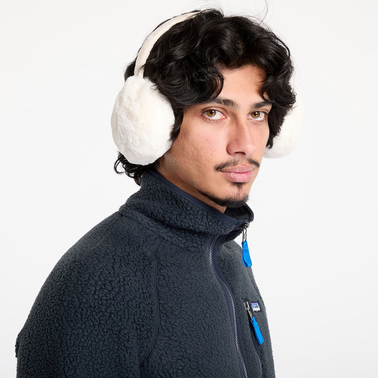 Kape in klobuki New Era Earmuffs Faux Fur Stone/ Stone Bela | 60580518, 1