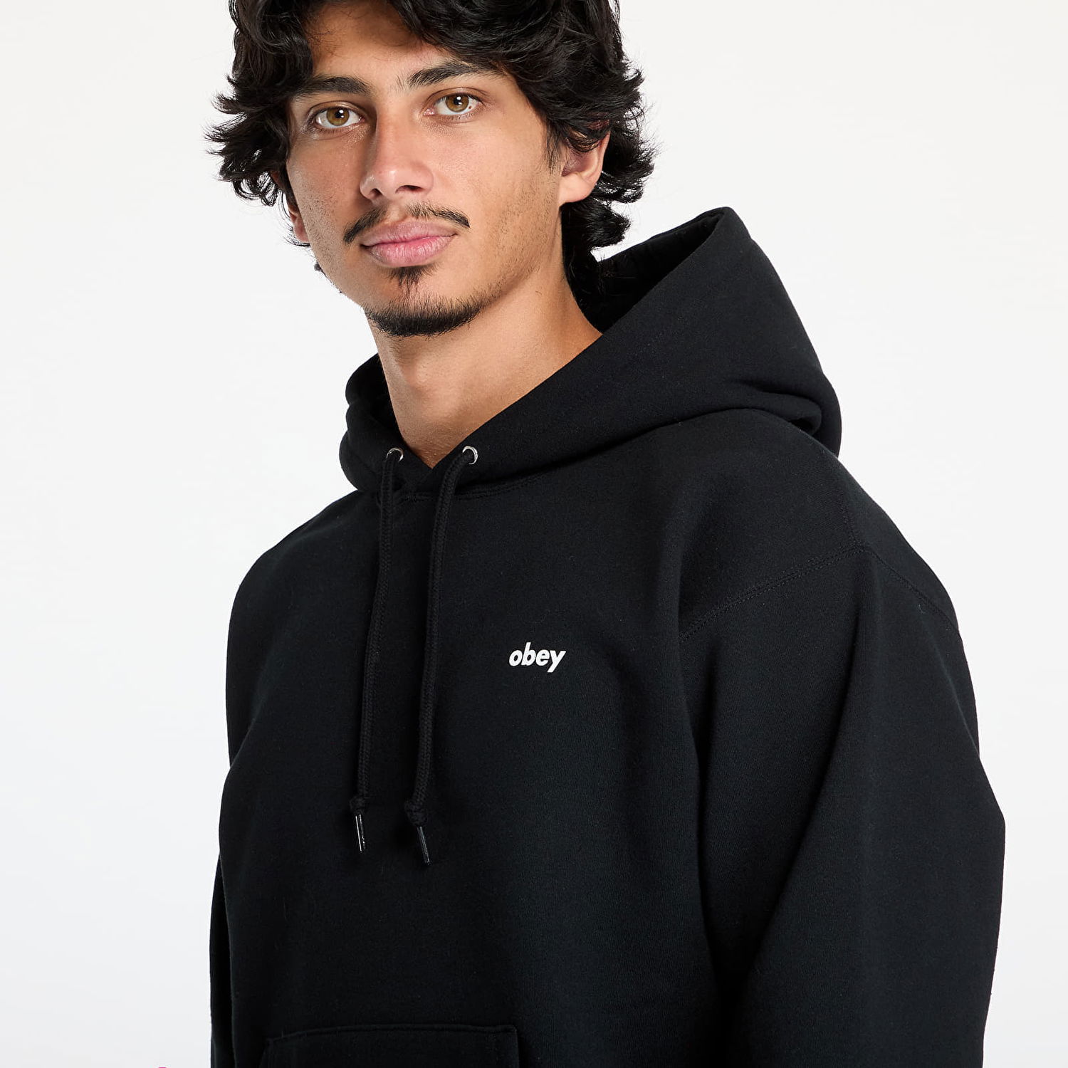 Pulover OBEY Dalmation Hoodie Black Črna | 112843923-BLK, 1