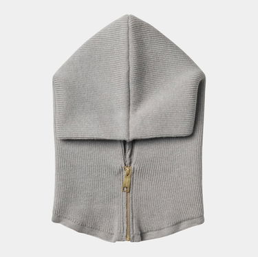 Kape in klobuki Carhartt WIP Ribbed Knit Balaclava with Zipper Siva | A252036_2, 1