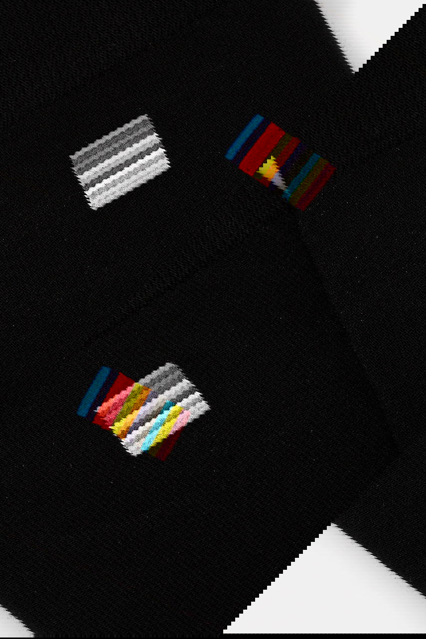 Nogavice Paul Smith Paul Smith Socks with Colorful Stripe Detail Črna | M1A.380CI.P077, 1