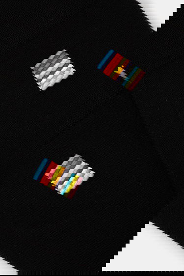 Nogavice Paul Smith Paul Smith Socks with Colorful Stripe Detail Črna | M1A.380CI.P077, 1