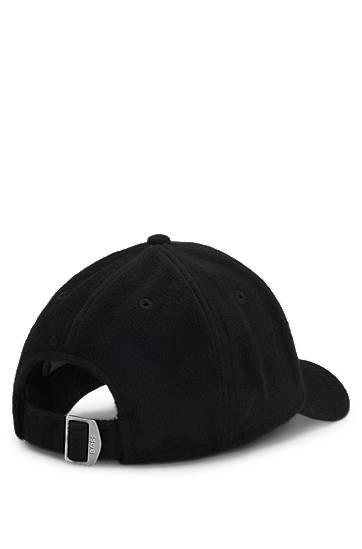 Kapa BOSS Wool-silk cap with twill lining Črna | 50550616, 1
