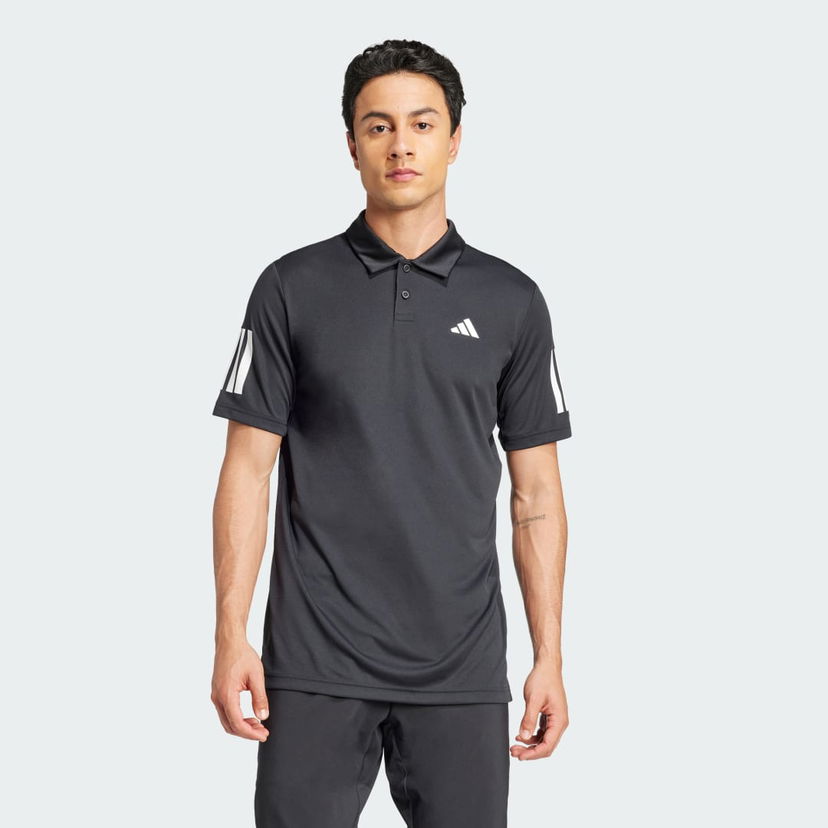 Polo majica adidas Performance 3-Stripes Tennis Polo Shirt Črna | JG0985