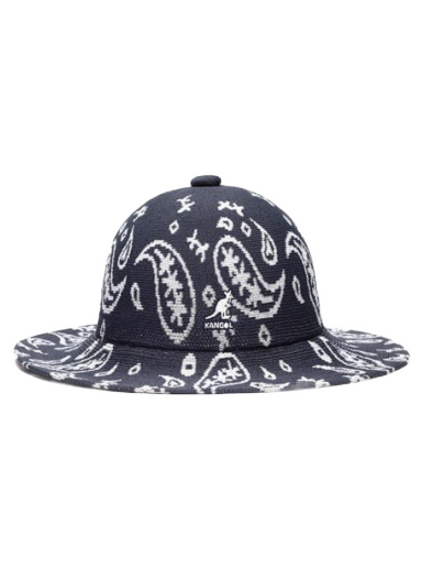 Klobuk Kangol Paisley Wide Brim Casual Hat Črna | K3549-DB469