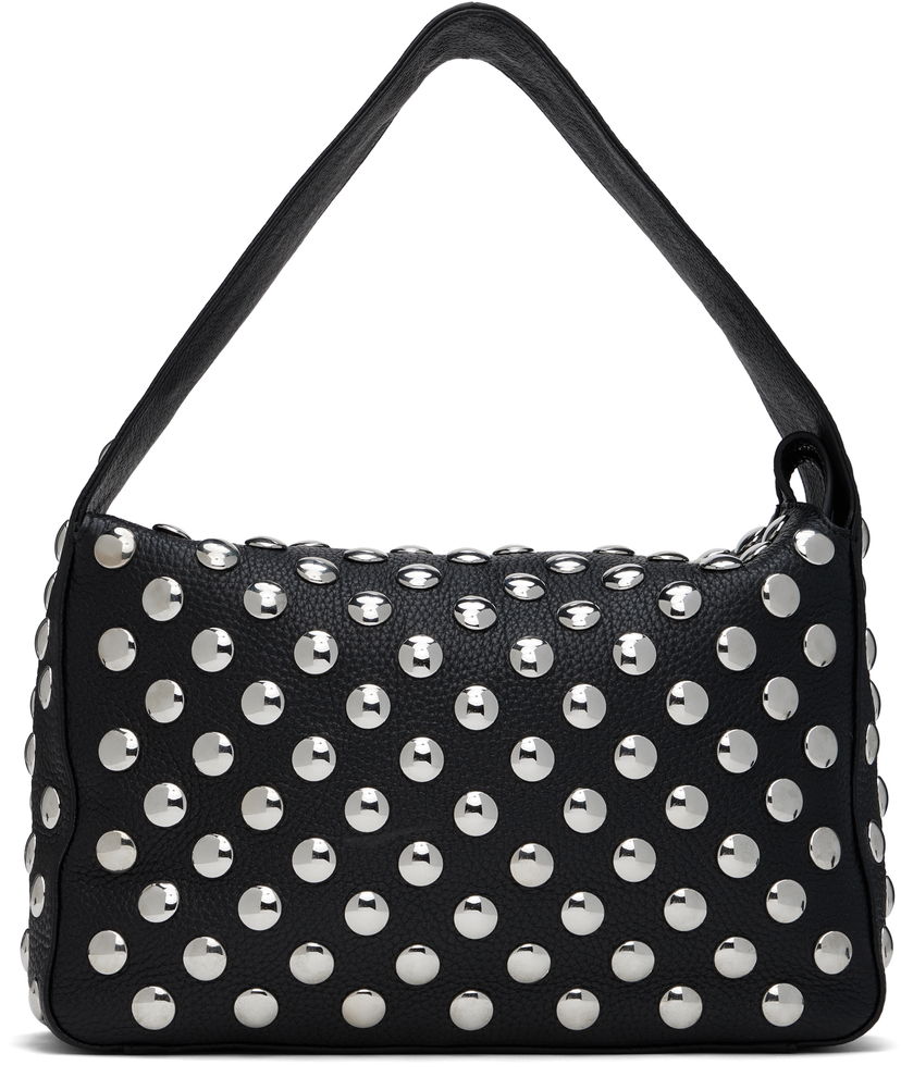 Torbica Khaite KHAITE Elena Studded Shoulder Bag Črna | H2025-798