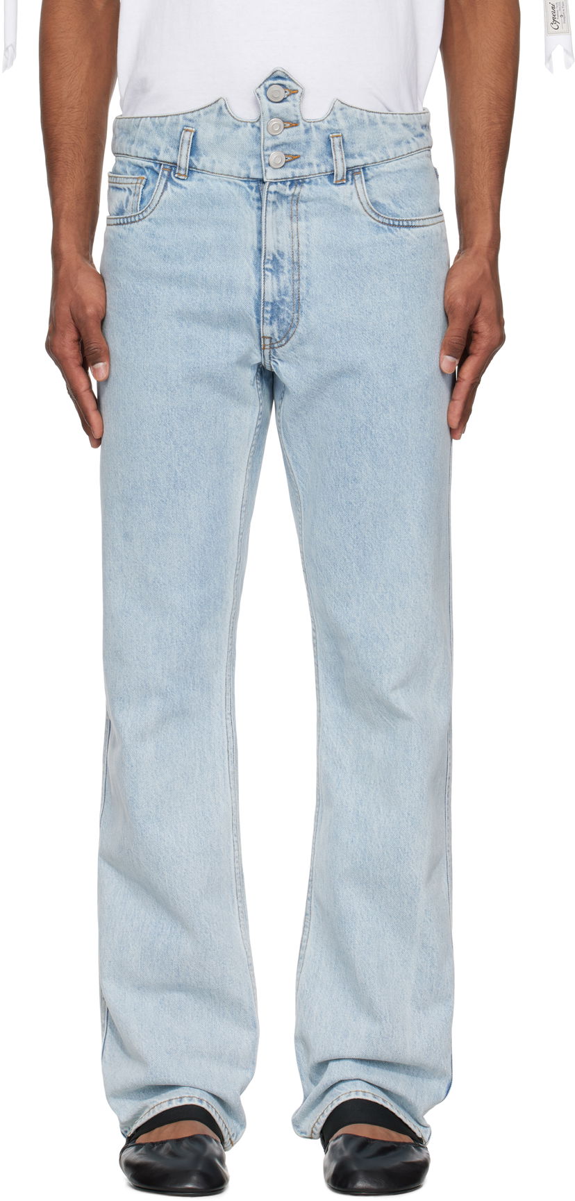 Kavbojke Coperni Coperni Disney Edition Crown Jeans Modra | DP133F2024MEN