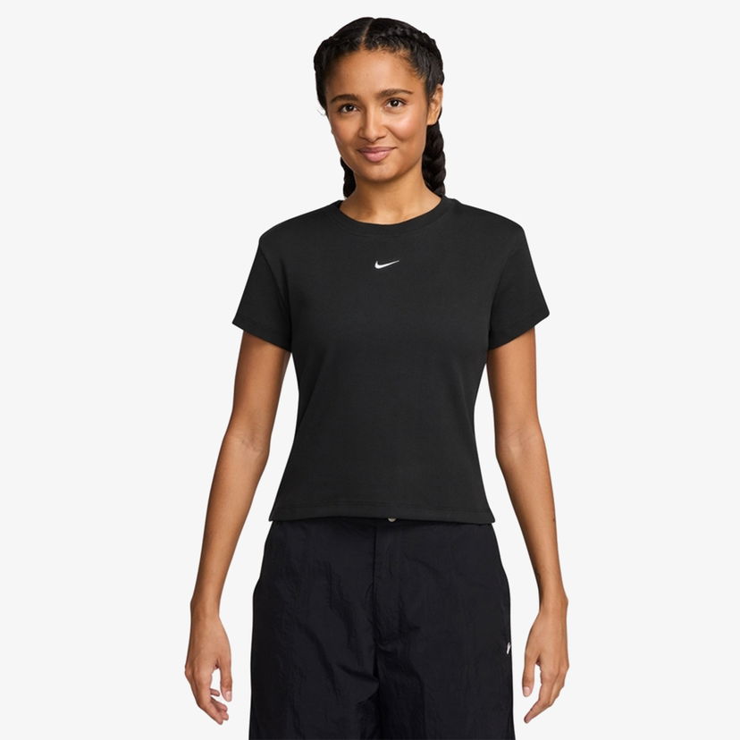 Majica Nike Ribbed Slim Short Sleeve T-Shirt Črna | HV4994-010