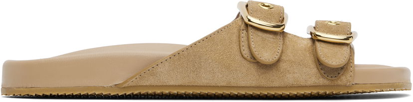 Modni dodatki CHLOÉ Chloé Polly Suede Sandals Bež | CHC25U08PRY