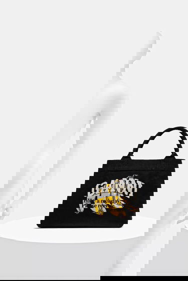Tote bag GANNI GANNI Shopper XXL Pocket Banana Print Tote Bag Črna | A6896, 5