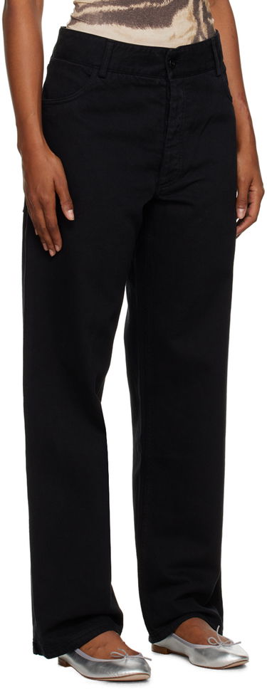 Hlače Baserange Wide Leg Trousers Črna | TRIN-COB-WI23, 1