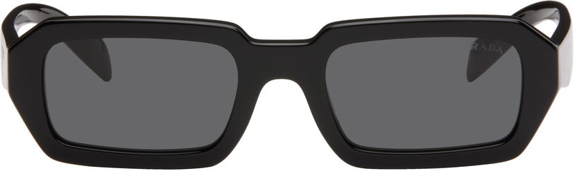 Sončna očala Prada Angular Rectangle Acetate Sunglasses Črna | 0PR A12S 8056597967884