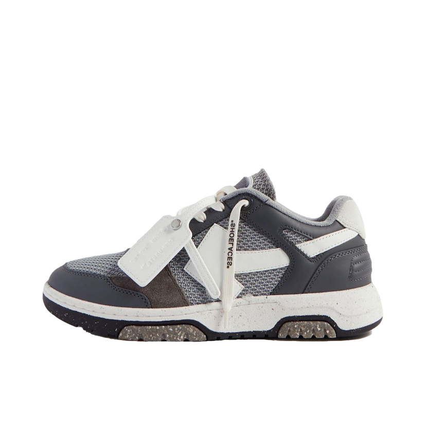 Superge in čevlji Off-White Out Of Office Low Mesh Dark Grey White Siva | OMIA243S23LEA0010701