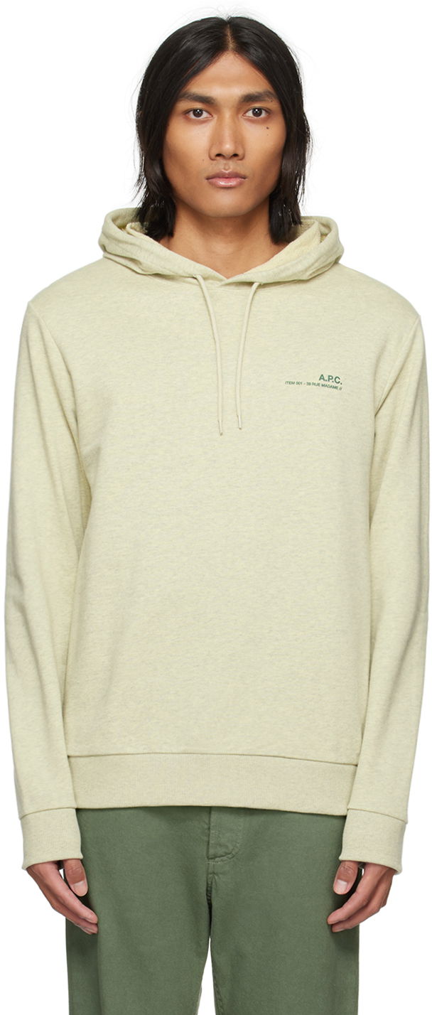 Pulover A.P.C. Item H Hoodie Zelena | COFBQ-H27902, 0