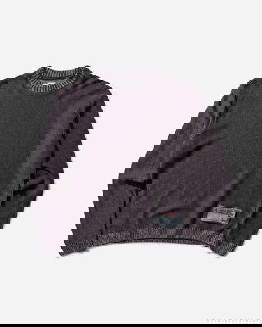 Pleteni pulover GR10K Blended High Molecular Crewneck Sweater Siva | BG241154JD 38, 0