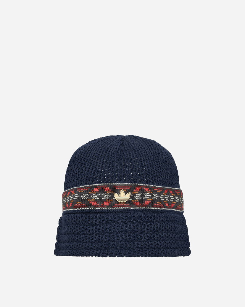 Beanie adidas Originals CLOT by Edison Chen Knit Bucket Hat Mornarica | JP4208
