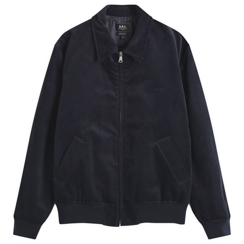 Bomber jakna A.P.C. Corduroy Jacket Mornarica | COHHO-H02706-IAU
