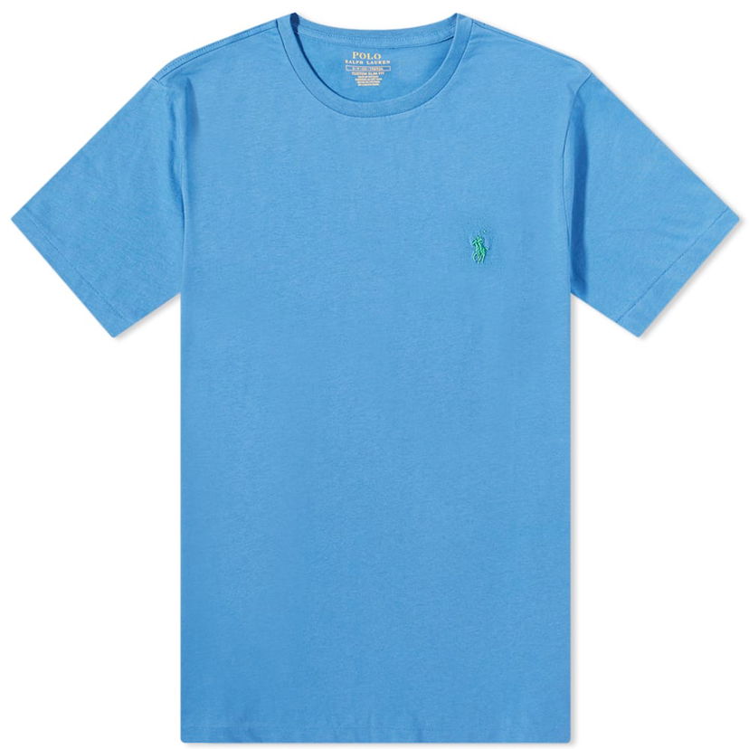 Majica Polo by Ralph Lauren Ralph Lauren Custom Fit T-Shirt Modra | 710671438267