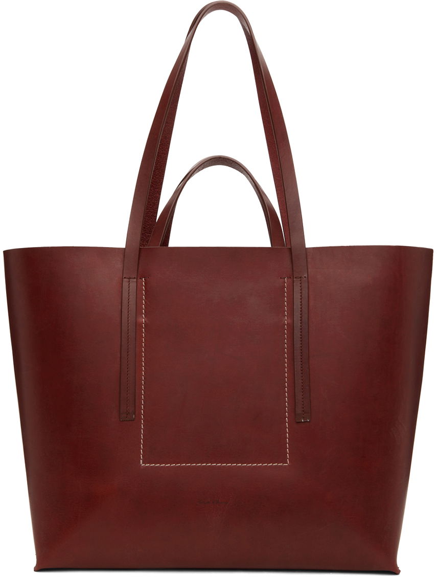 Tote bag Rick Owens Rick Owens Shopper Tote Bordo | RA01D0462 LGE, 0