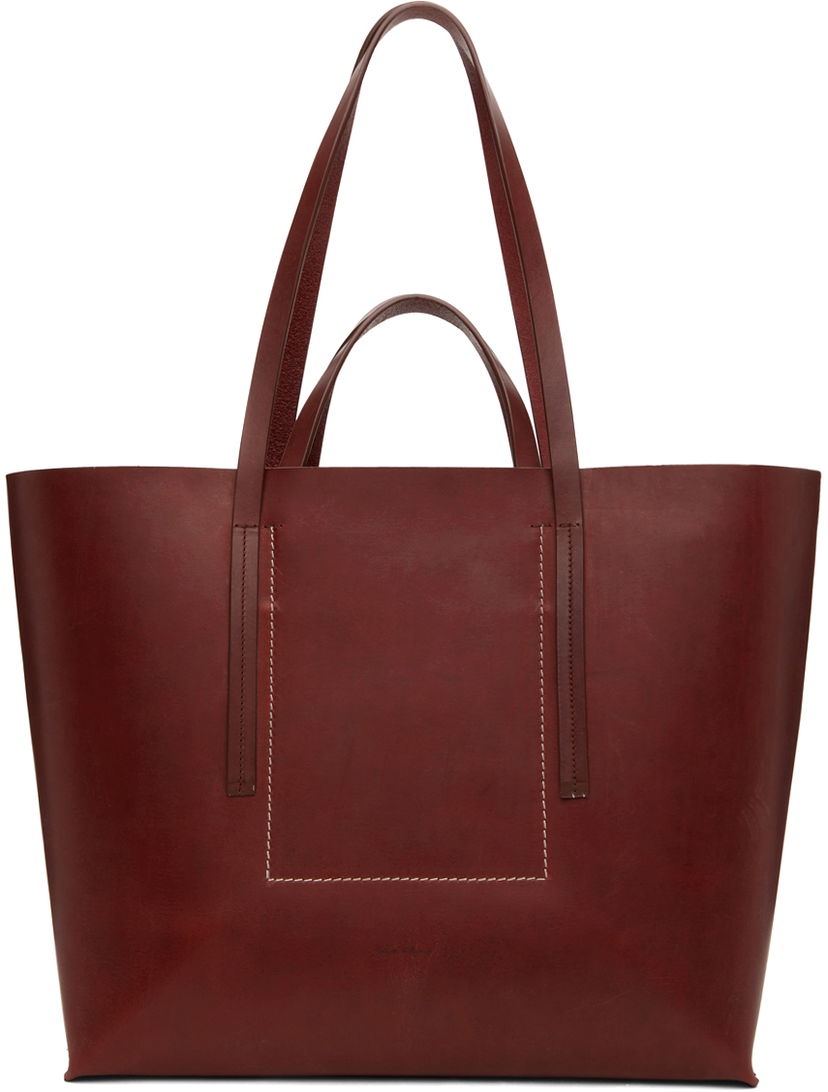 Tote bag Rick Owens Rick Owens Shopper Tote Bordo | RA01D0462 LGE