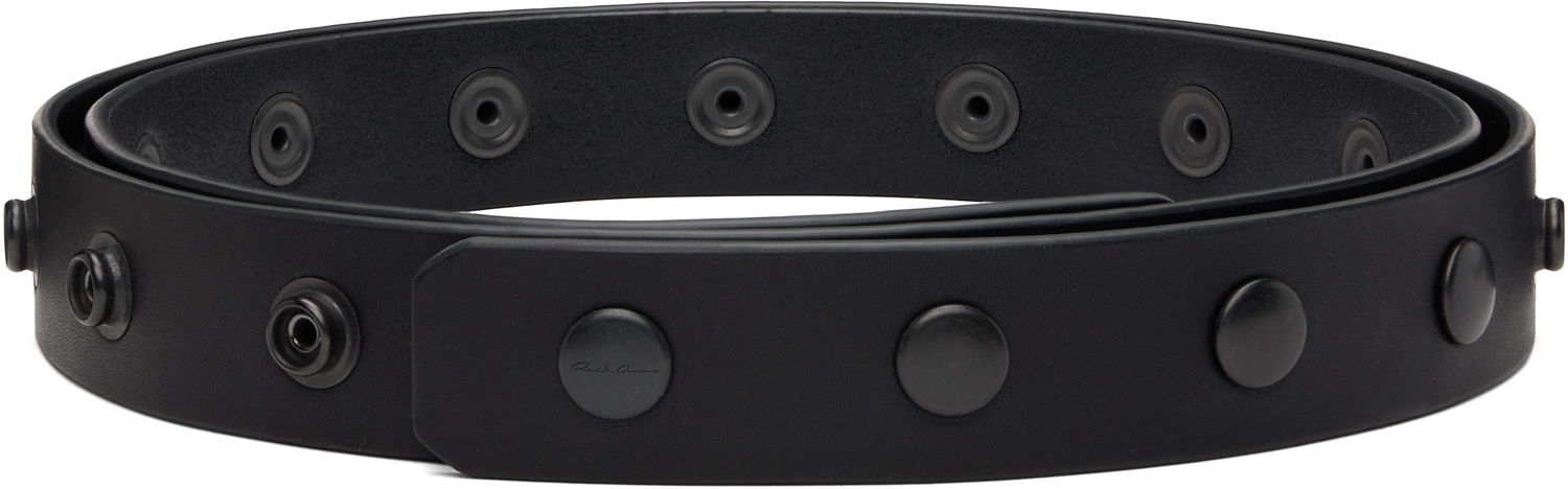 Pasovi Rick Owens Rick Owens Concordians Snap Belt Črna | RA02E0782 LGEBH, 0