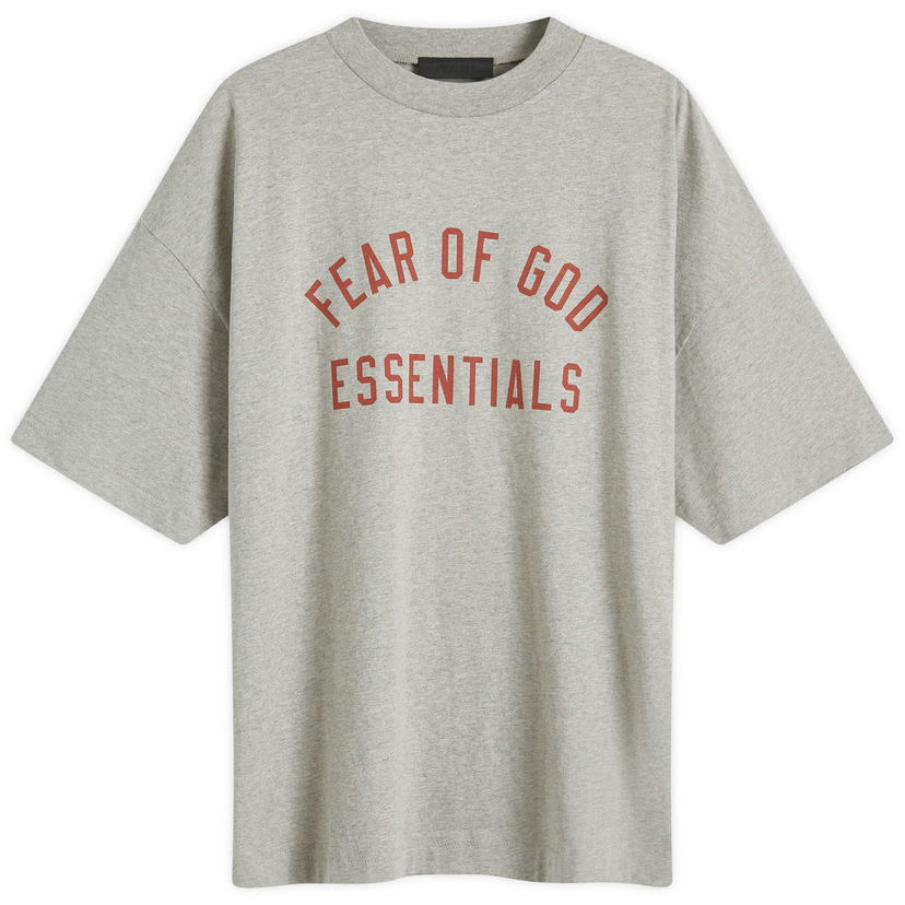 Majica Fear of God Essentials Jersey Crewneck T-Shirt Siva | 125BT244191F