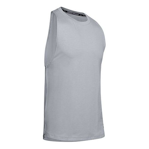 Majica brez rokavov Under Armour Baseline Cotton Tank Siva | 1326707-012