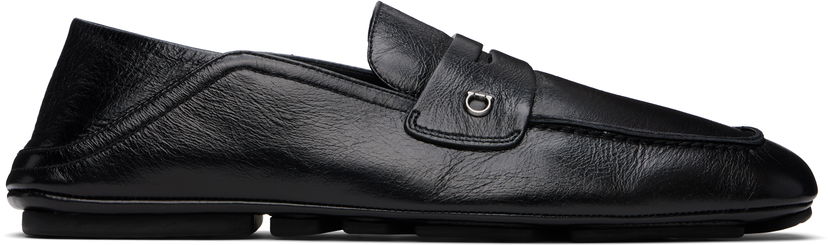 Nega čevljev FERRAGAMO Ferragamo Calfskin Loafers Črna | 778873