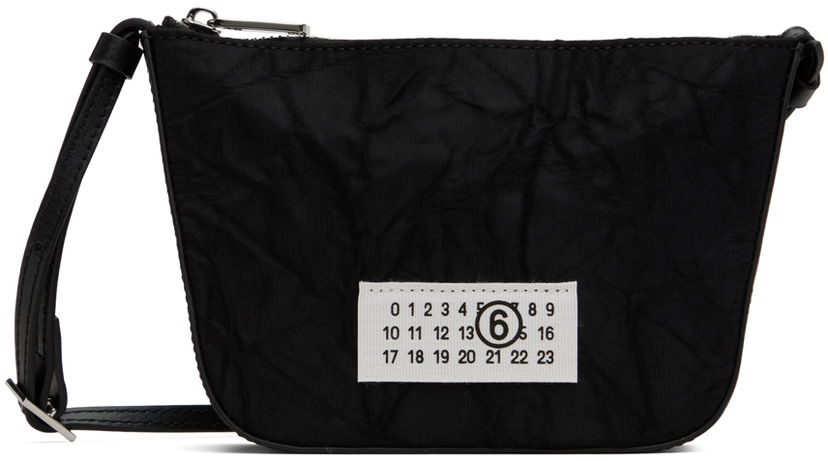 Torba za čez ramo Maison Margiela Numeric Mini Shoulder Bag Črna | SB5ZI0008 P6994