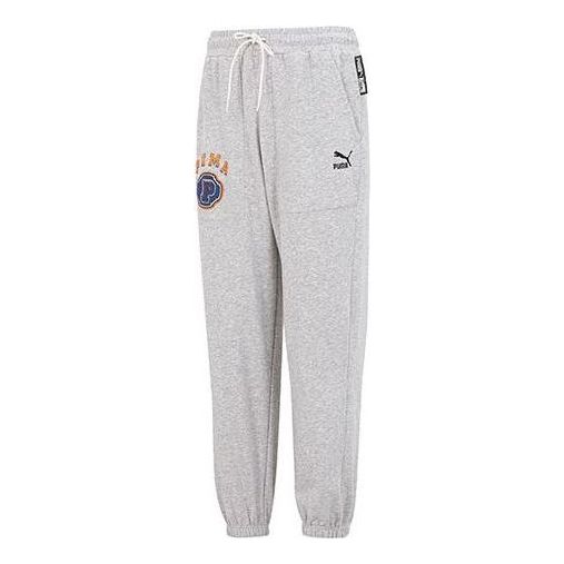 Trenirka Puma Team Tr Logo Sweatpants Siva | 622277-04