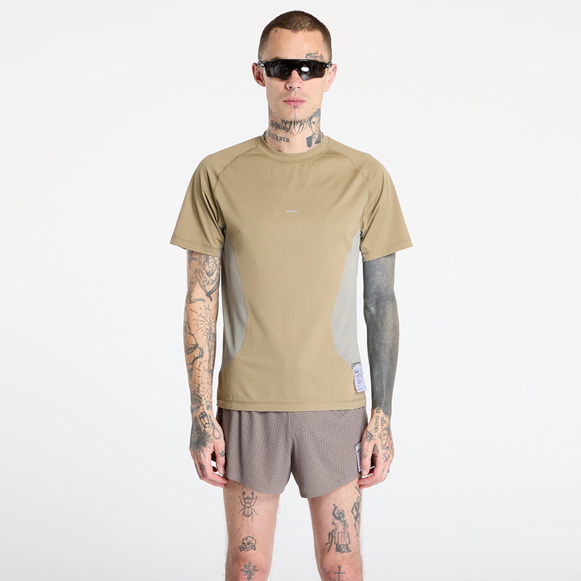 Majica Satisfy Satisfy AuraLite Tech T-Shirt Bež | 11036-AG-SA