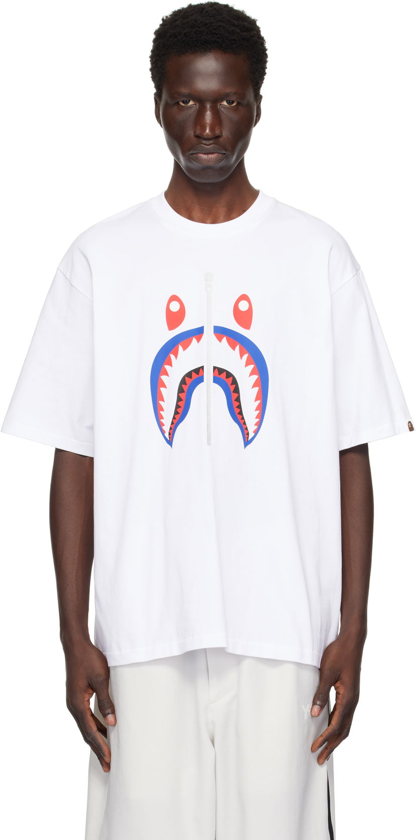 Majica BAPE Shark Graphic T-Shirt Bela | 001TEK701306M