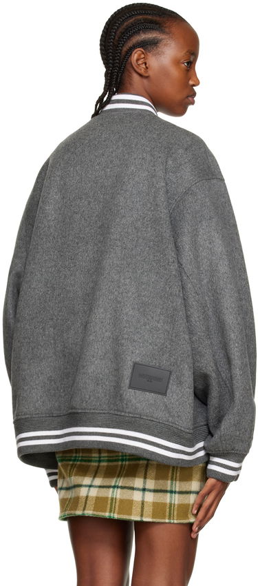 Bomber jakna We11done We11done Oversized Bomber Jacket Siva | WD-JP3-22-029-U-MG, 2