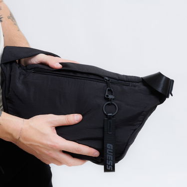 Torbice za okoli pasu GUESS Big Bum Bag Črna | Z4BZ08WGRZ0-JBLK, 2