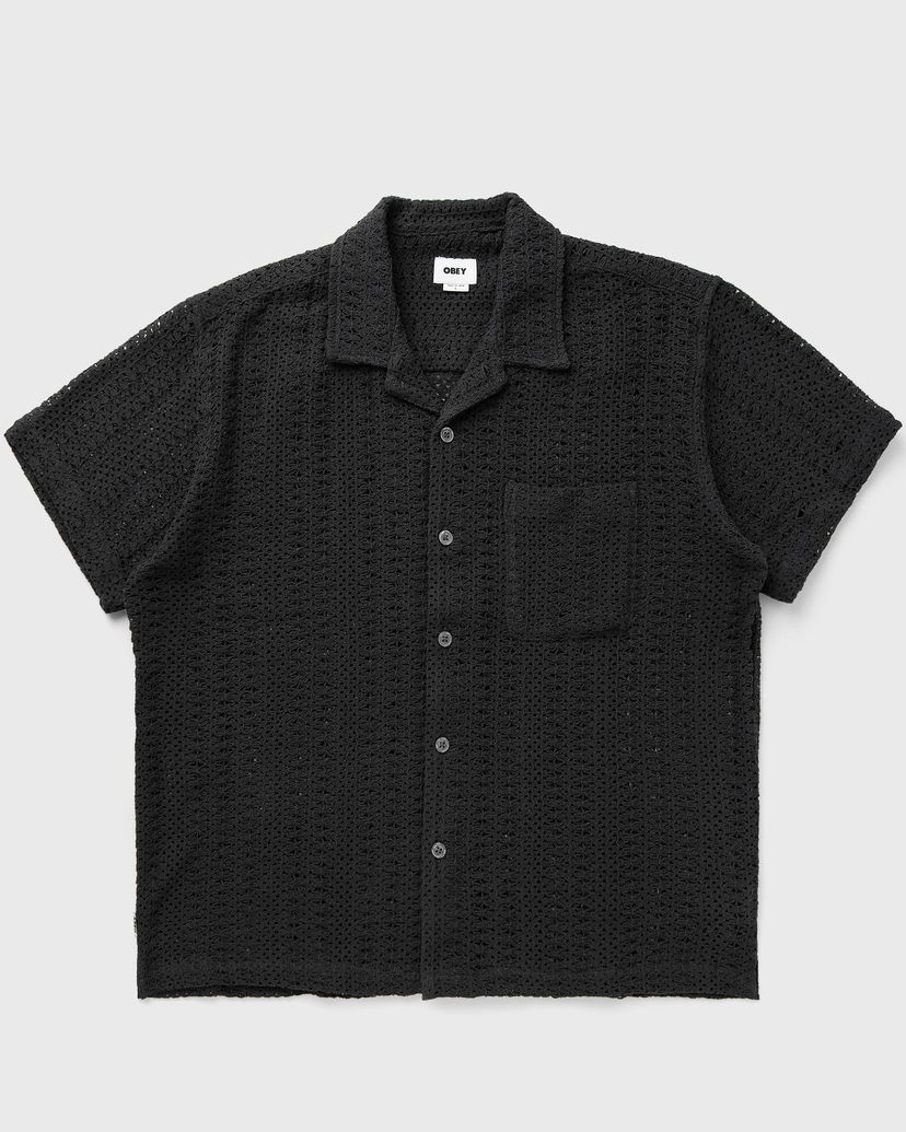 Srajce OBEY Harison Woven Shirt Črna | 181210444-BLK