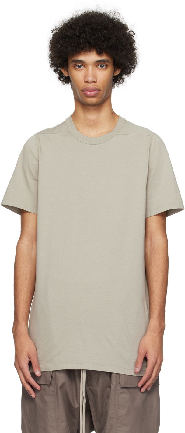 Majica Rick Owens Level T-Shirt Siva | RU01D3264 JA