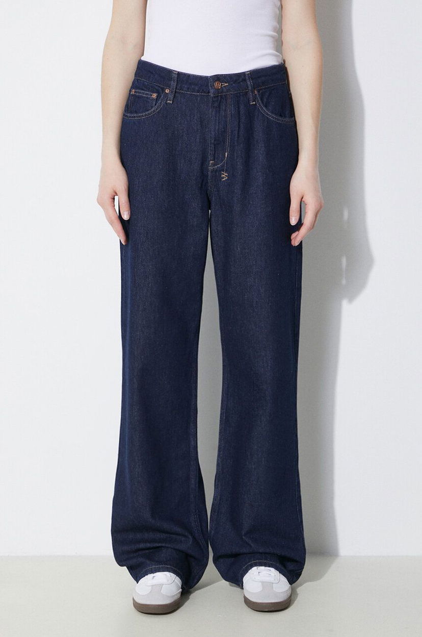 Kavbojke Ksubi Low Rider Legacy Jeans High Waist Modra | WSP24DJ021