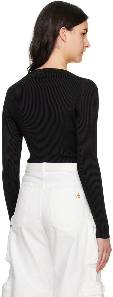 Bodi Coperni Coperni Twisted Cutout Long Sleeve Top Črna | COPML38600, 2