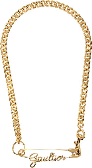 Ogrlica Jean Paul Gaultier 'The Gaultier Safety Pin' Chain Necklace Kovinski | 23/15-U-CO002-X006-92, 3