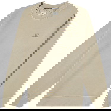 Pleteni pulover C.P. Company Diagonal Fleece Crewneck Bež | 15CMSS008B-006372R-335, 0