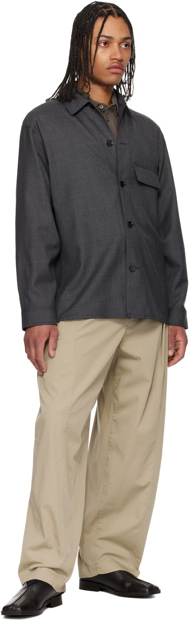 Srajce LEMAIRE Lemaire Tailored Overshirt Siva | OV1012 LF1386, 3