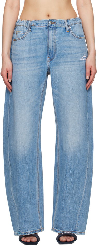 Kavbojke Alexander Wang Alexander Wang 5-Pocket Track Jeans Modra | 4DC2254663, 0