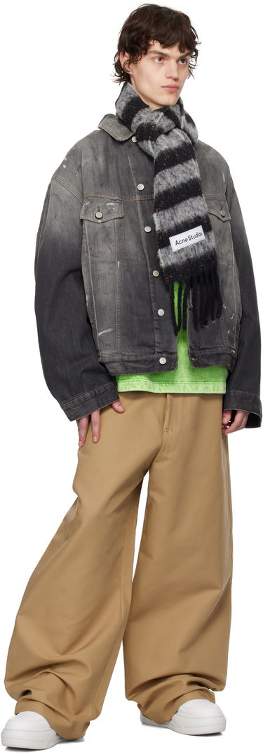 Šala Acne Studios Acne Studios Narrow Stripe Alpaca Scarf Večbarvna | CA0358-, 2