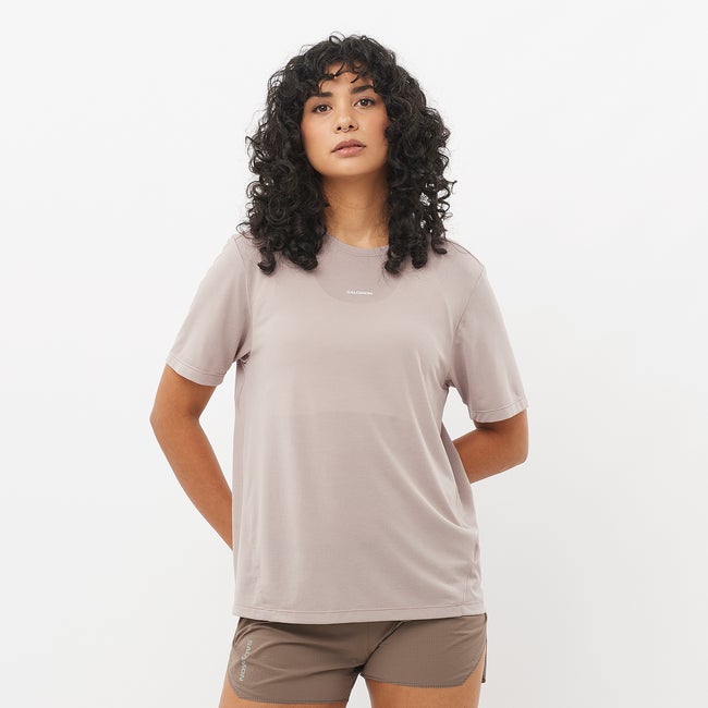 Majica Salomon Shakeout Core Tee Lila | LC2425100